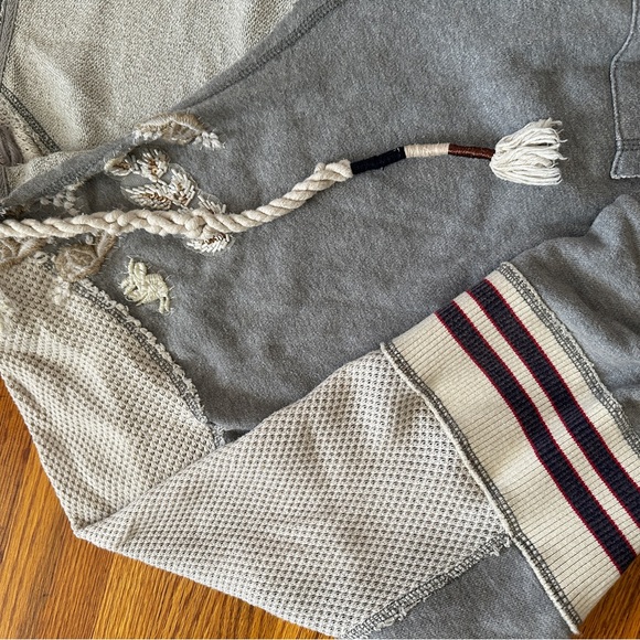 Hard to Find Free People Sequin Athletic Hoodie - Picture 3 of 6